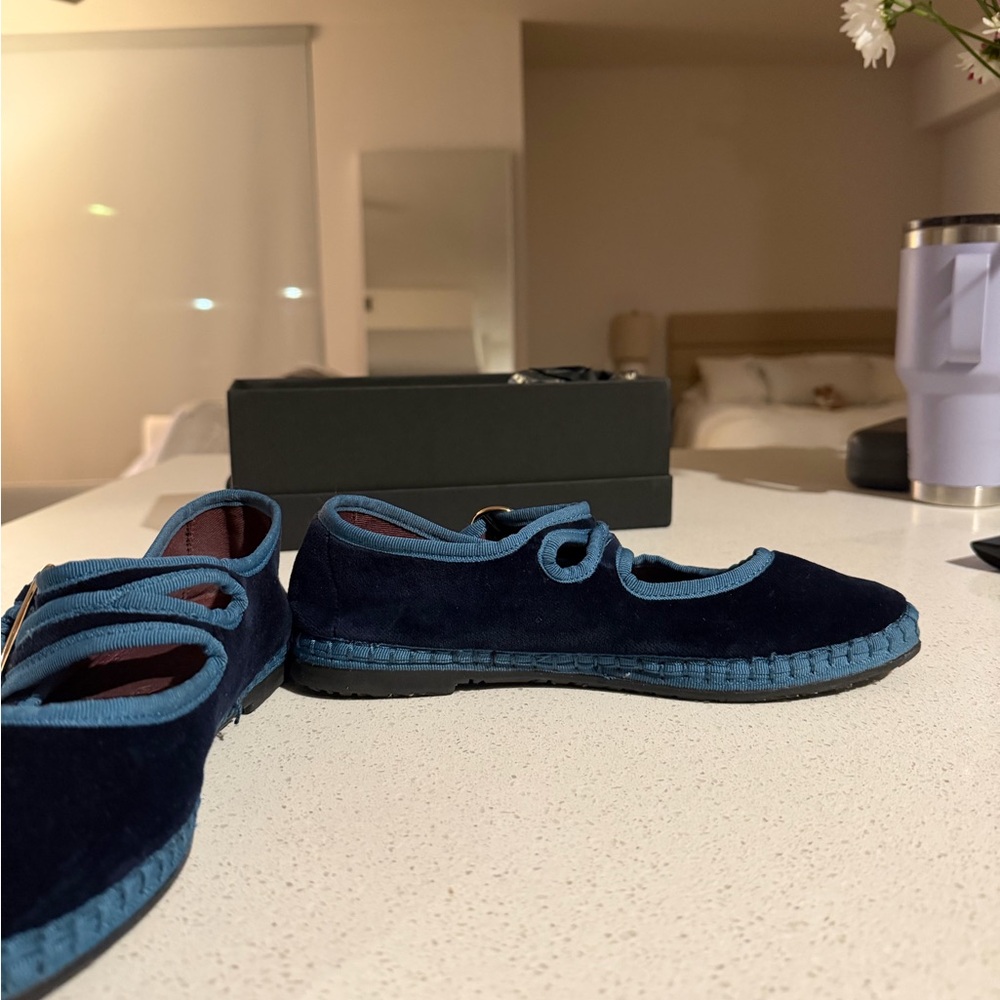 Flabelus Matilda Navy flats size 37 / 5.5 - Picture 10 of 15